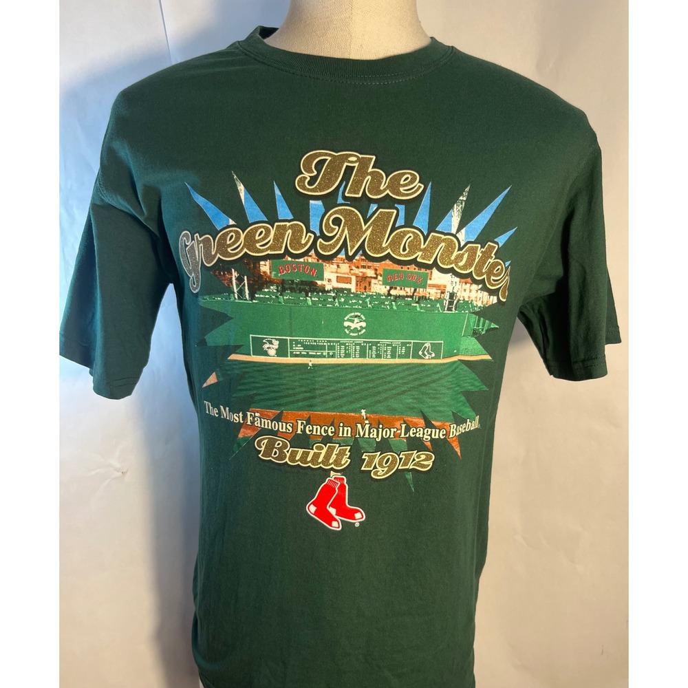 Vintage Boston Red Sox The Green Monster Green T-Shirt Fenway Park - NO Size Tag